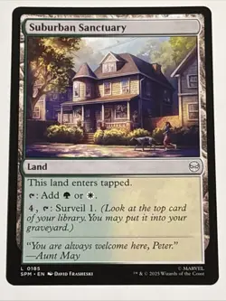 MTG Universes Beyond: Spider-man Suburban Sanctuary 0185 NM - Image 1