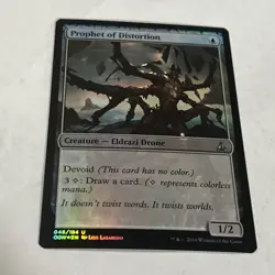 MTG Prophet of Distortion Oath of the Gatewatch 046/184 Foil Uncommon - Image 1