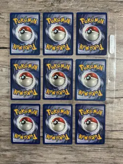 NM Pokemon WOTC 100% Complete Set of All Base common Cards - Image 5