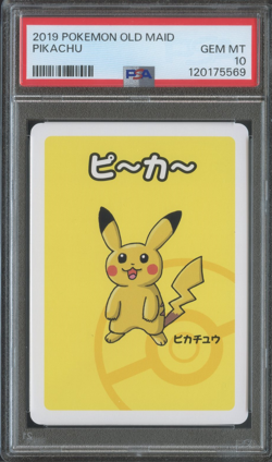 Pikachu PSA 10 Old Maid Deck Japanese 2019 Pokemon - Image 1