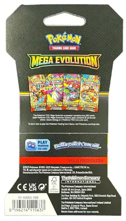 Pokemon Mega Evolution Sleeved Booster Pack 196214115637 - Image 2