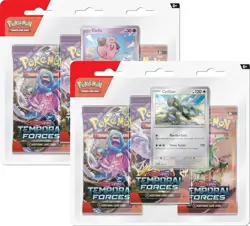 Pokemon Temporal Forces 12 3-Pack Blister Display Box 820650866654 - Image 2