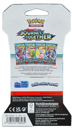 Pokemon Scarlet & Violet Journey Together Sleeved Booster Pack 196214108264 - Image 2