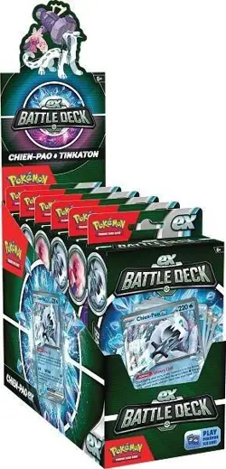 Pokemon EX Battle Deck: Chien-Pao EX & Tinkaton EX Deck Box Display - Image 1