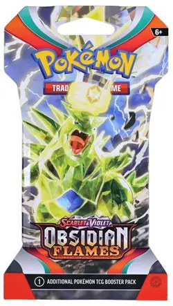 Pokemon Scarlet & Violet Obsidian Flames Sleeved Booster Pack 820650853753 - Image 2