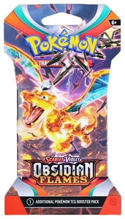 Pokemon Scarlet & Violet Obsidian Flames Sleeved Booster Pack 820650853753 - Image 5