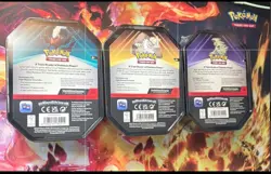 Tyranitar Slaking Darkrai Pokemon Tripple whammy tin set- 3 tins - Image 2
