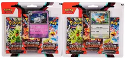 Pokemon Scarlet & Violet Obsidian Flames 3-Pack Blister 820650853784 - Image 1