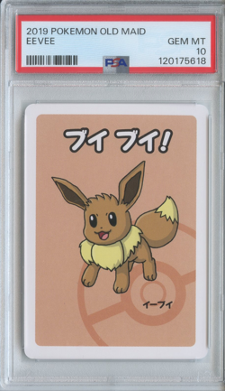 Eevee PSA 10 Old Maid Deck Japanese 2019 Pokemon - Image 1