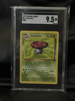 Vileplume - 31/64 - Rare - Unlimited Edition Jungle Pokemon Graded - Image 1