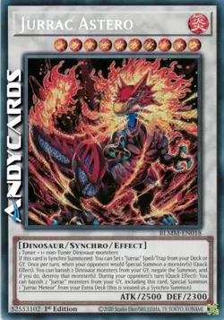 JURRAC ASTERO • Segreta • BLMM EN018 • 1Ed • Yugioh! • ANDYCARDS - Image 1