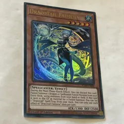 YUGIOH JUSH-EN002 Dracotail Faimena Ultra Rare 1st Edition - Image 1