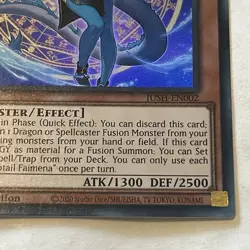 YUGIOH JUSH-EN002 Dracotail Faimena Ultra Rare 1st Edition - Image 4