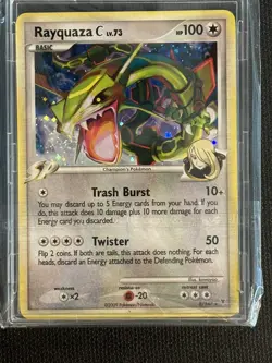 Pokemon TCG Rayquaza C Supreme Victors Holo Card - Image 1