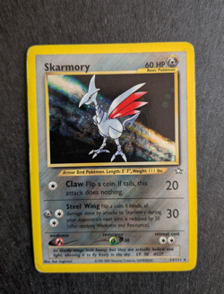 Skarmory Holo 13/111 Neo Genesis 2000 Pokemon Card MP - Image 1