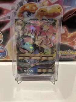 Pokemon TCG Mega-Venusaur EX XY Evolutions Holo Card Full Art - Image 1