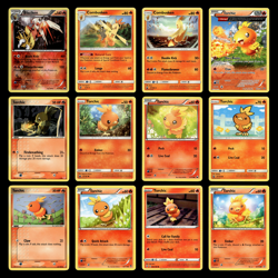 12x Blaziken Lot Combusken Torchic 17 Black White Dark Explorers Pokemon Cards - Image 1