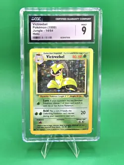 Pokemon Card Victreebel Holo 1999 Jungle Unlimited English - CGC 9 NEW CERT - Image 1