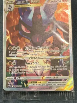 Lucario VSTAR SWSH291 SWSH: Sword & Shield Promo Cards Holo New Sealed - Image 2