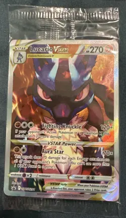 Lucario VSTAR SWSH291 SWSH: Sword & Shield Promo Cards Holo New Sealed - Image 3