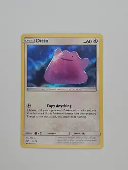 💥 Ditto 17/18 Detective Pikachu Special Set Ultra Rare Holo Pokemon Card - Image 1