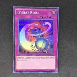 Reverse Reuse DRL2-EN038 1st Edition Super Rare NM Near Mint Yu-Gi-Oh! Card - Image 1