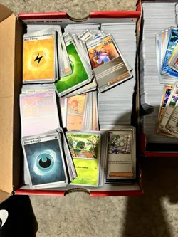 Pokemon Card Lot 2 Shoe Boxes Full Of Commons - Image 1