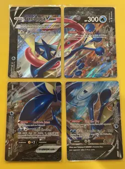 Pokemon TCG Greninja V-Union Promo Card SWSH155 - SWSH158 Full Set - Image 1