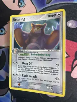 Pokemon TCG Ursaring Holo Rare Card Unseen Forces 18/115 (2005) MP - Image 3