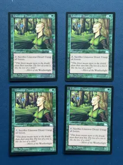 MTG 4x Llanowar Druid Weatherlight Magic the Gathering Card x4 - Never Played! - Image 1