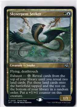 Skyserpent Seeker NM* PROMO Aetherdrift ENGLISH 0420 mtg -UnltdCards - Image 1