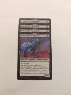 (4) Venom, Evil Unleashed *PLAYSET* Marvel's Spider-Man Regular NM MTG - Image 1