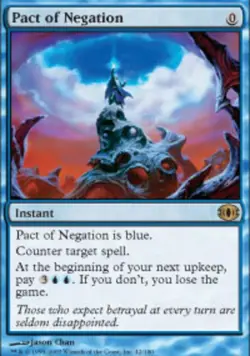 Pact of Negation Magic mtg Heavy Play, English Future Sight x1 - Image 1