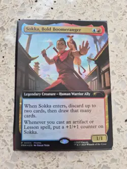 Mtg MagicCon Atlanta promo Sokka, Bold Boomeranger Foil - Image 1