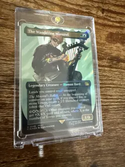 The Wandering Minstrel (Borderless) (Surge Foil) Final Fantasy Foil - Image 1