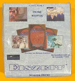 MTG ICE AGE Starter Deck (x10) Sealed (German) Ice Age (OldManMTG 012-175) - Image 1