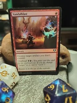 MTG Vandalblast - Foil art - Commander Masters #0267 - Image 1