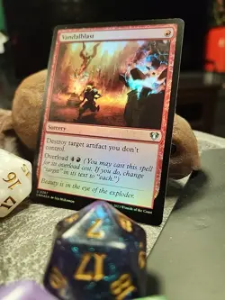 MTG Vandalblast - Foil art - Commander Masters #0267 - Image 2