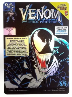 Eddie Brock (0233) (Borderless) Marvel's Spider-Man Foil 233 PACK FRESH NM - Image 4