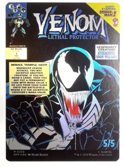 Eddie Brock (0233) (Borderless) Marvel's Spider-Man Foil 233 PACK FRESH NM - Image 5