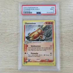 PSA 9 MINT Charmeleon 99/97 EX Dragon Holo Secret Rare 2003 Pokemon Card - Image 1