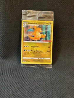 Pokemon TCG Dragonite 131/195 Rare Silver Tempest GameStop Stamped Promo SEALED - Image 3