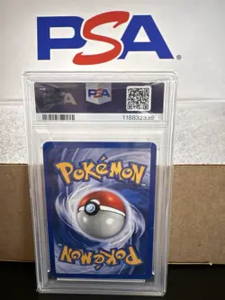 Pokemon TCG Blastoise Base Set 2 Holo Unlimited Holo Rare PSA 7 NM SWIRL 2/130 - Image 2