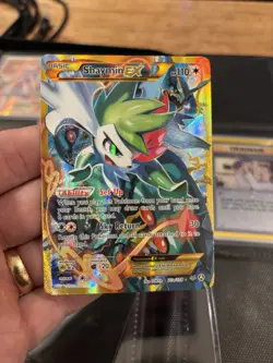 2017 POKEMON PREMIUM TRAINER #77A/108 SHAYMIN EX XY COLLECTION PROMO NM - Image 1