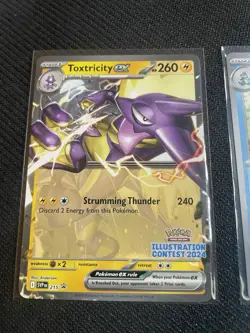 [SVP] Pokemon Illustration Contest 2024 Promo Pikachu, Feraligatr, Toxtricity - Image 3