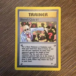 Blaine's Quiz #1 - 97/132 Gym Heroes - Pokemon TCG - 2000 nm - Image 1