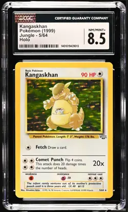 1999 Pokemon Jungle Kangaskhan #5/64 Holo CGC 8.5 - Image 1
