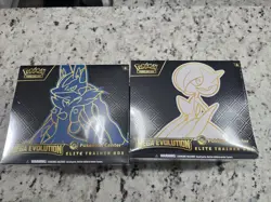 Pokemon Center Mega Evolution Gardevoir & Lucario ETB Bundle Sealed In Hand - Image 1