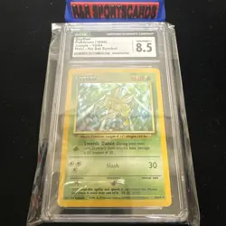 1999 Pokemon Scyther Jungle Holo -No Set Symbol #10/64 CGC 8.5 NM-MINT - Image 3