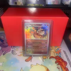 Pokemon TCG Prismatic Evolutions Flareon 013/131 Master ball Reverse Holo NM - Image 1
